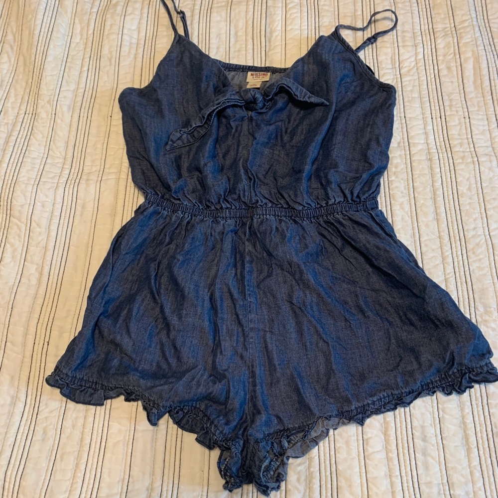 Denim Romper